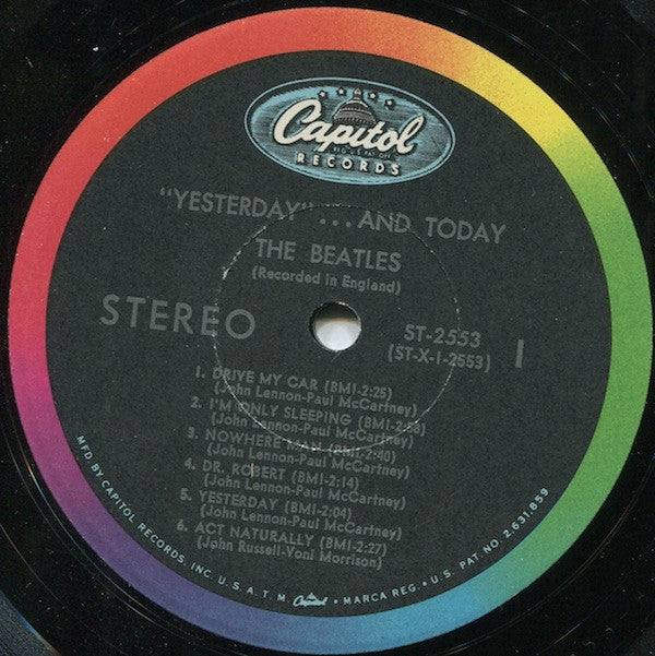 The Beatles - Yesterday And Today (LP, Album, Comp, Tru)