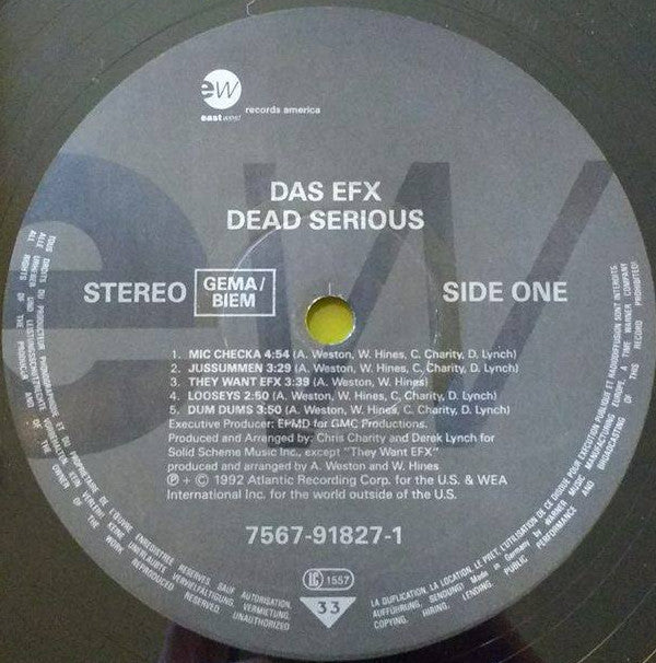 Das EFX - Dead Serious (LP, Album)