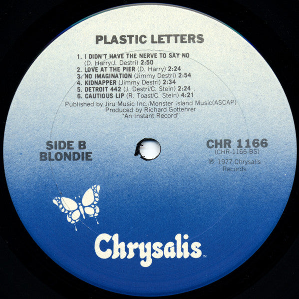 Blondie - Plastic Letters (LP, Album, San)