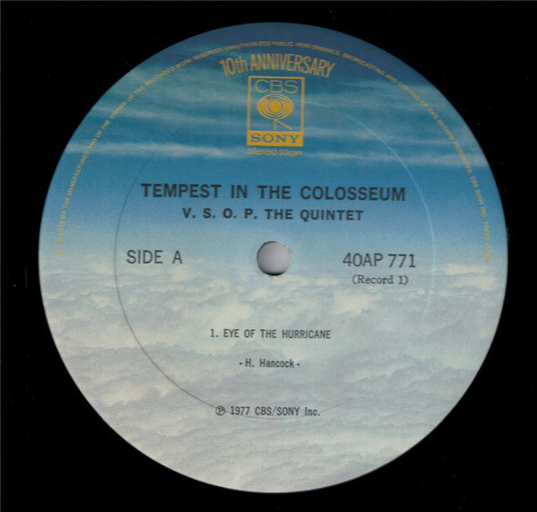 The V.S.O.P. Quintet - Tempest In The Colosseum (2xLP, Album)