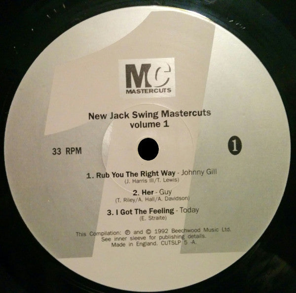 Various - New Jack Swing Mastercuts Volume 1 (2xLP, Comp, Gat)