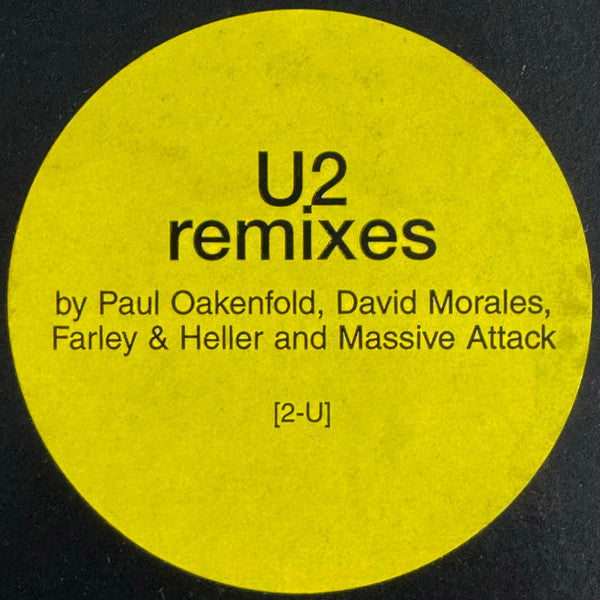 U2 - 2U - U2 Remixes (2x12"", Unofficial)