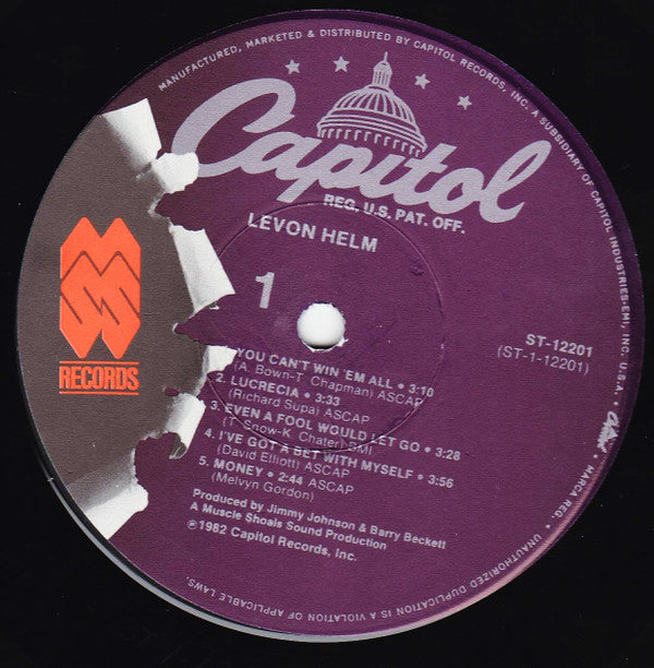 Levon Helm - Levon Helm (LP, Album, Win)