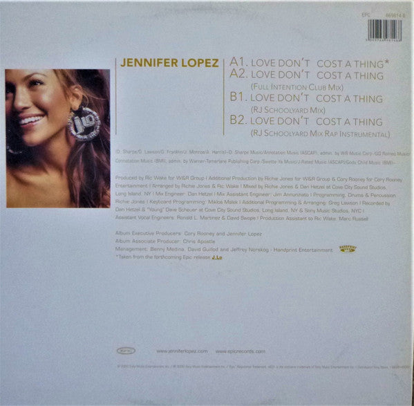 Jennifer Lopez - Love Don't Cost A Thing (12"")