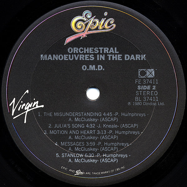 Orchestral Manoeuvres In The Dark - O.M.D. (LP, Comp)