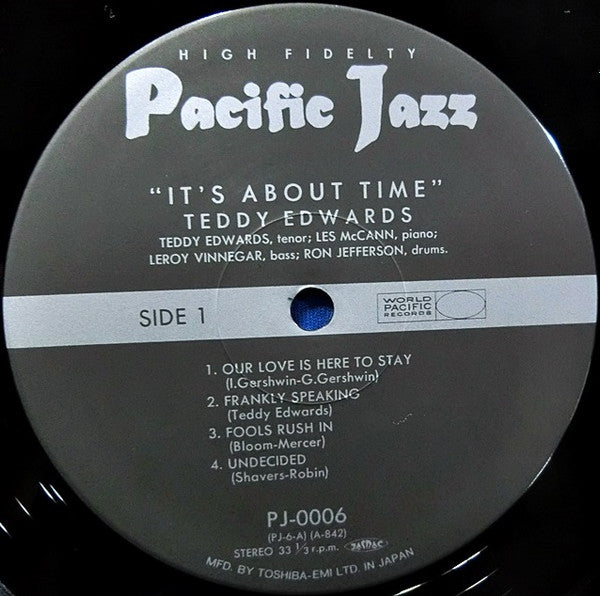 Teddy Edwards With Les McCann Ltd. - It's About Time (LP, Album, RE)