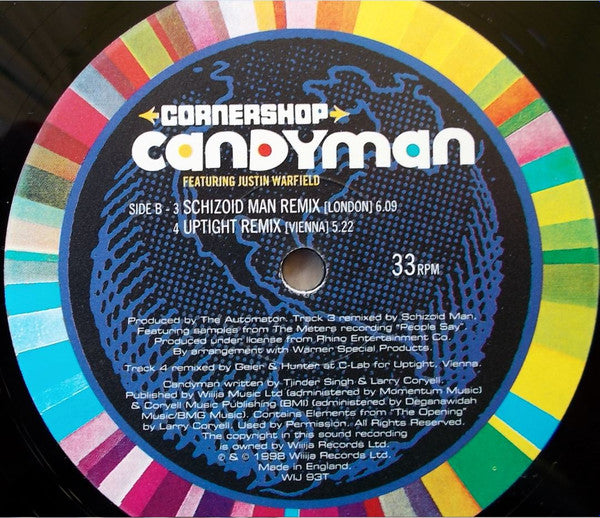 Cornershop - Candyman (12"")