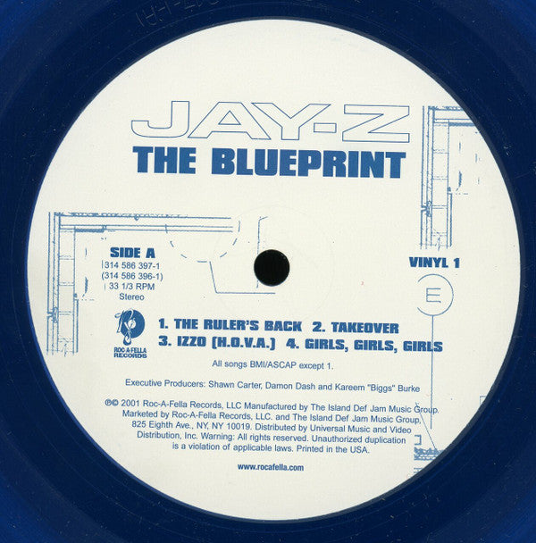 Jay-Z - The Blueprint (2xLP, Album, Ltd, Blu)