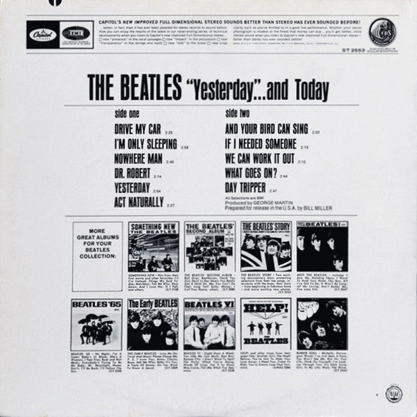 The Beatles - Yesterday And Today (LP, Album, Comp, Tru)