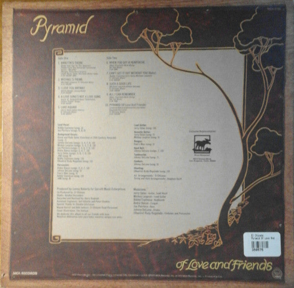 El Chicano - Pyramid Of Love And Friends (LP, Album, Pin)