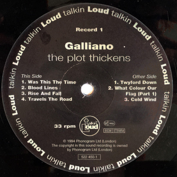 Galliano - The Plot Thickens (2xLP, Album, Ltd, Num)