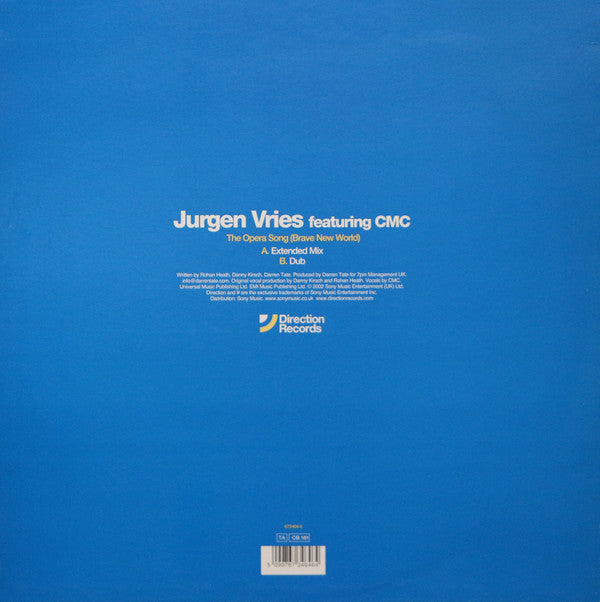 Jurgen Vries - The Opera Song (Brave New World)(12")