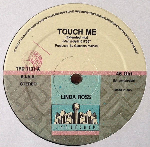 Linda Ross - Touch Me (12"", Maxi)