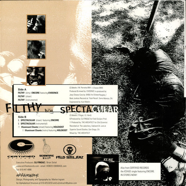 Encore - Filthy B/W Spectacular + Illuminant Chants(12", Single)