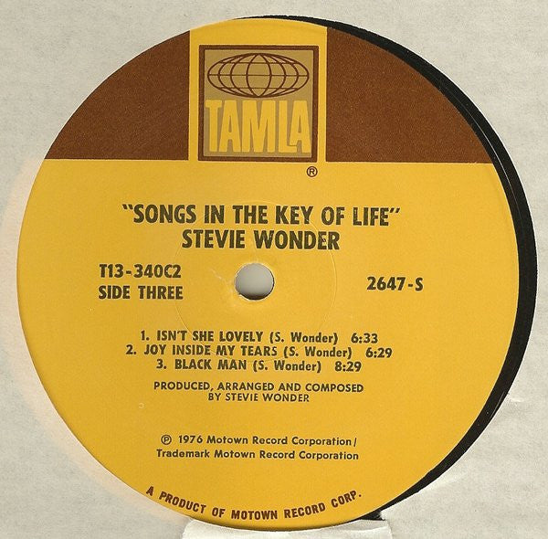 Stevie Wonder - Songs In The Key Of Life (2xLP + 7"", EP + Album)