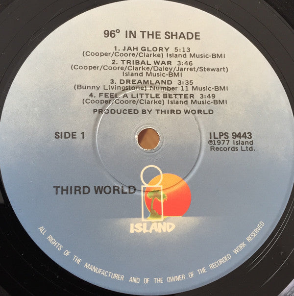 Third World - 96° In The Shade (LP, Album, Win)