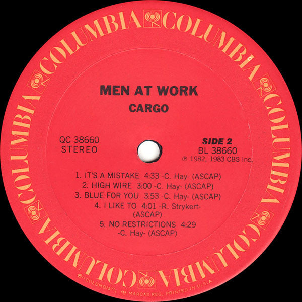 Men At Work - Cargo (LP, Album)