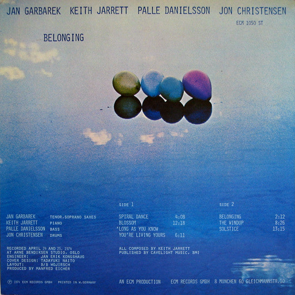 Jan Garbarek - Belonging(LP, Album)