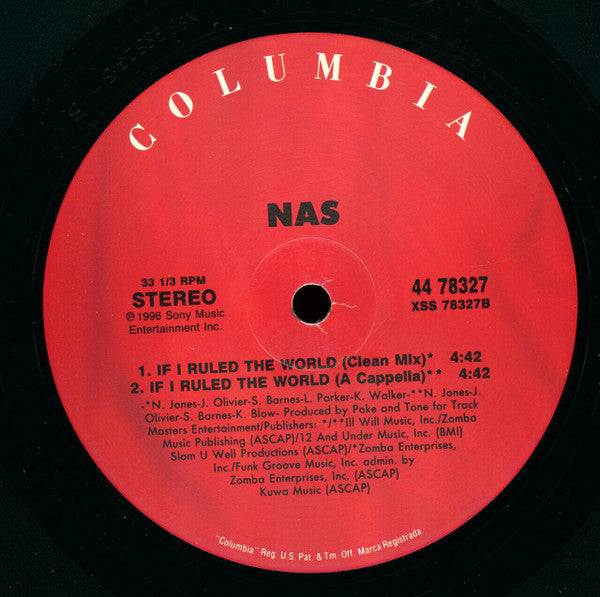 Nas - If I Ruled The World (12"")