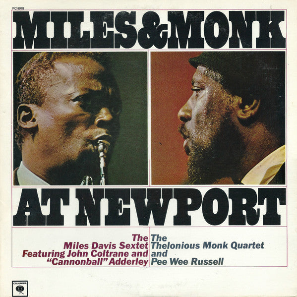 The Miles Davis Sextet - Miles & Monk At Newport(LP, Album, RE, Pit)