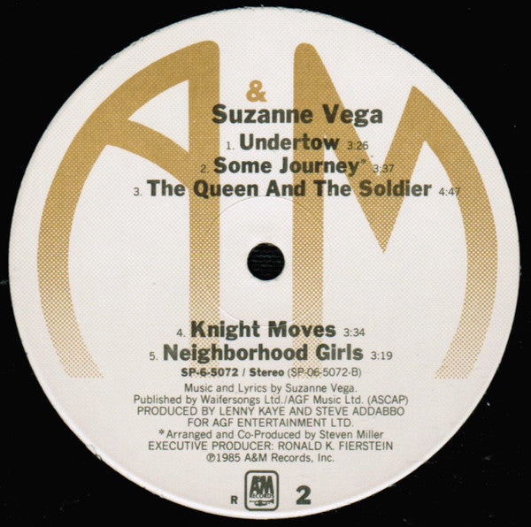 Suzanne Vega - Suzanne Vega (LP, Album, R -)