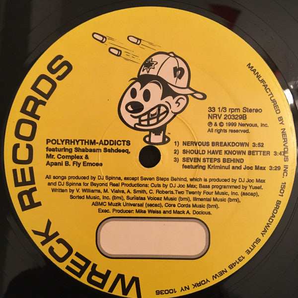 Polyrhythm Addicts - Rhyme Related (12"", EP)