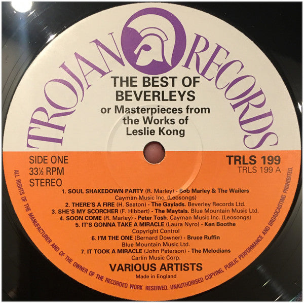 Various - The Best Of Beverley's Records (Or Masterpieces From The ...