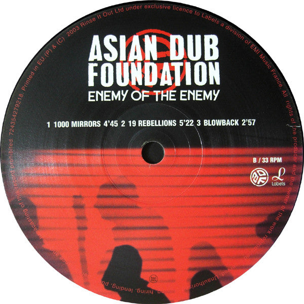 Asian Dub Foundation - Enemy Of The Enemy (2xLP, Album)