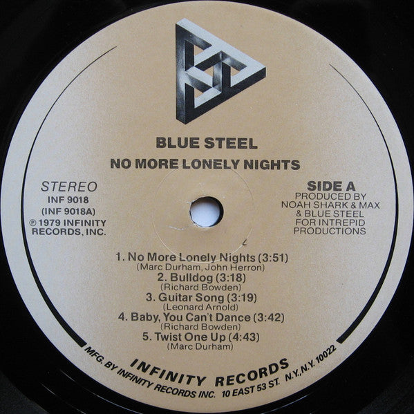 Blue Steel - No More Lonely Nights (LP, Album)