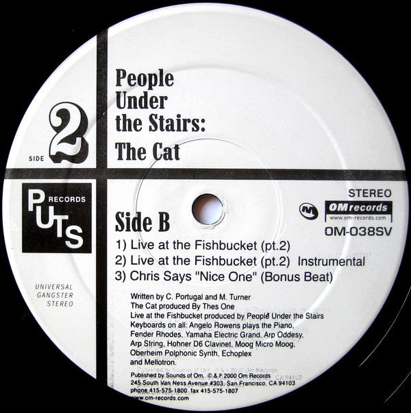 People Under The Stairs - The Cat (12"")