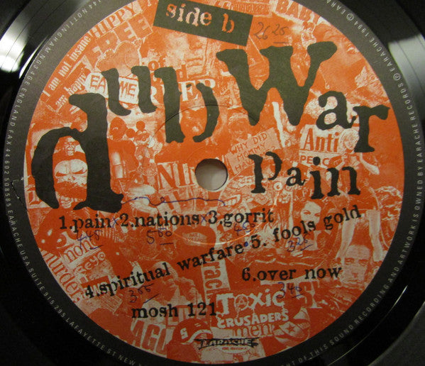 Dub War - Pain (LP, Album)