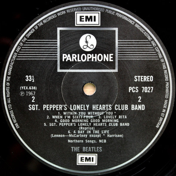 The Beatles - Sgt. Pepper's Lonely Hearts Club Band(LP, Album, Reis...