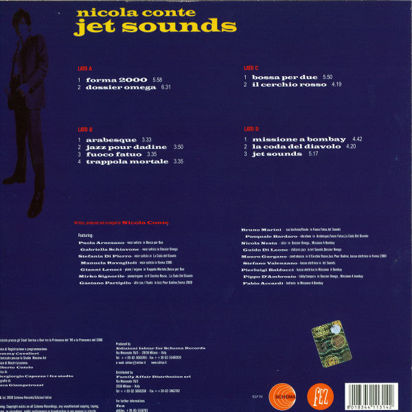 Nicola Conte - Jet Sounds (2xLP, Album)