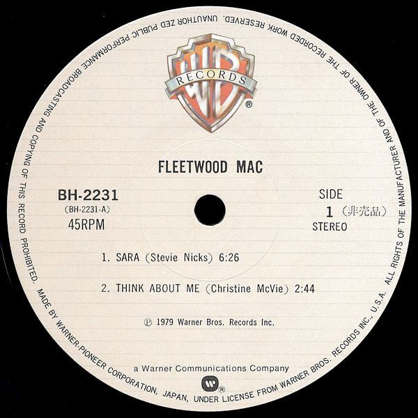 Fleetwood Mac - Fleetwood Mac (12"", Promo, Smplr)