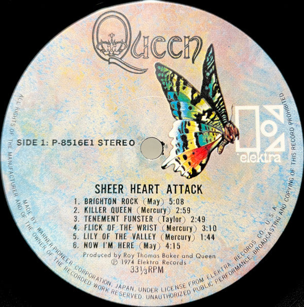 Queen = クイーン* - Sheer Heart Attack = シアー・ハート・アタック (LP, Album, 1st)