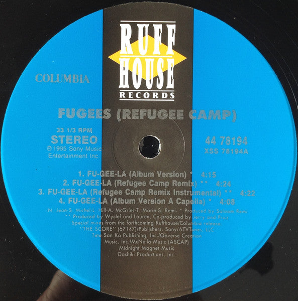 Fugees (Refugee Camp)* - Fu-Gee-La (12")