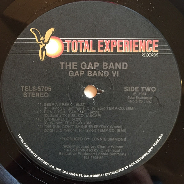 The Gap Band - Gap Band VI (LP, Album, Ind)