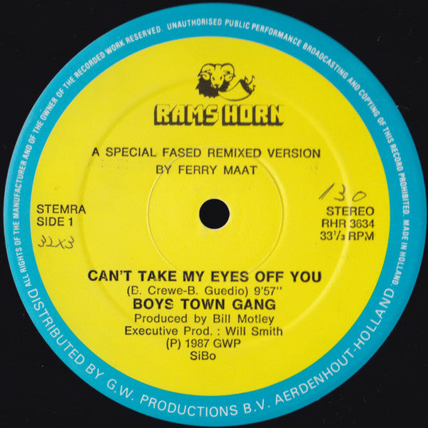 Boys Town Gang - Can't Take My Eyes Off You (A Special Fased Remixe...