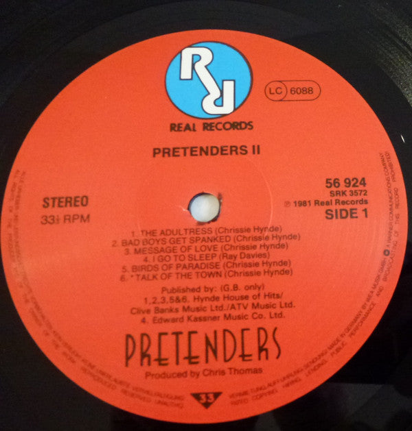 Pretenders* - Pretenders II (LP, Album, RE)