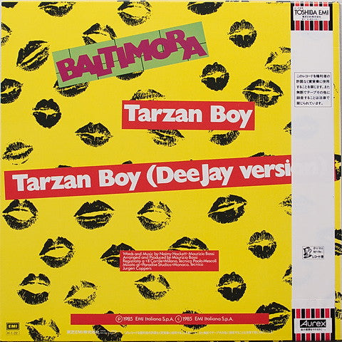 Baltimora - Tarzan Boy (12"")