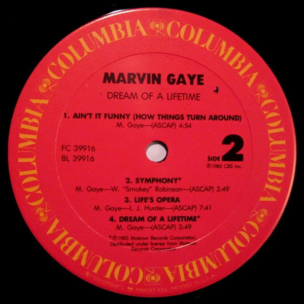 Marvin Gaye - Dream Of A Lifetime (LP, Album, Pit)