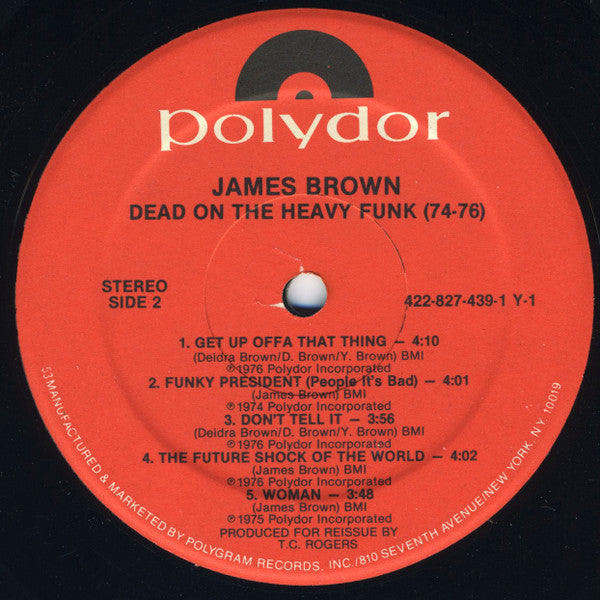 James Brown - Dead On The Heavy Funk 74-76 (LP, Comp)