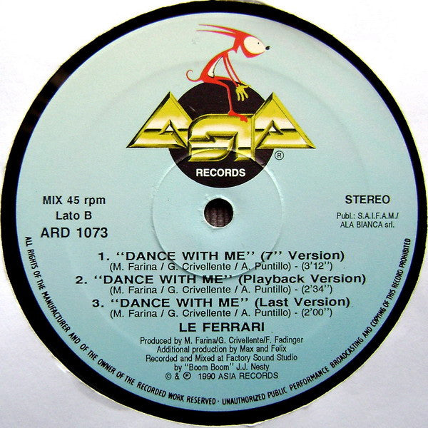 Le Ferrari - Dance With Me (12"")
