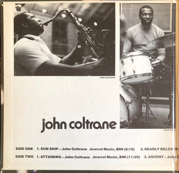 John Coltrane - Sun Ship (LP, Album, Gat)