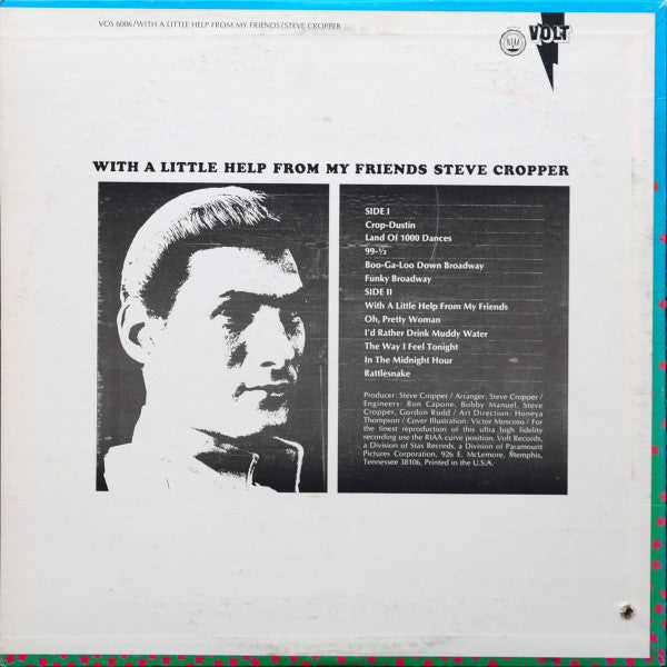 Steve Cropper - With A Little Help From My Friends (LP, Album, Ter)