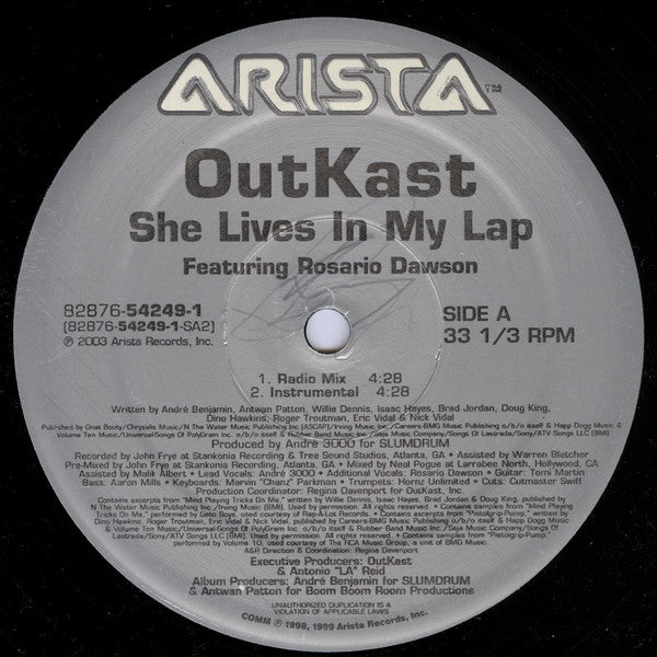 OutKast - Ghetto Musick / She Lives In My Lap (12"")