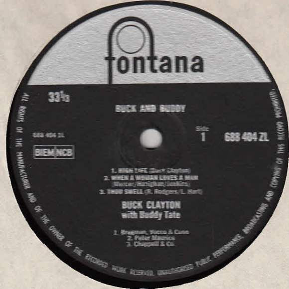 Buck Clayton With Buddy Tate - Buck And Buddy (LP, Album)