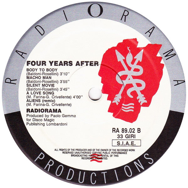 Radiorama - Four Years After (LP, Album)