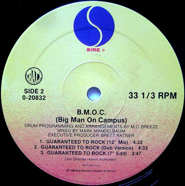 B.M.O.C. (Big Man On Campus) - Play That Funk (12"", Maxi)