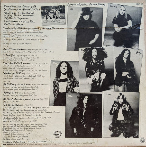 Lynyrd Skynyrd - Second Helping (LP, Album, RP, Pin)